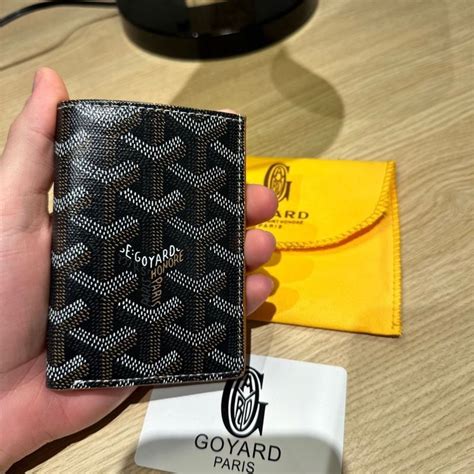 carteira goyard original|goyards monogram print.